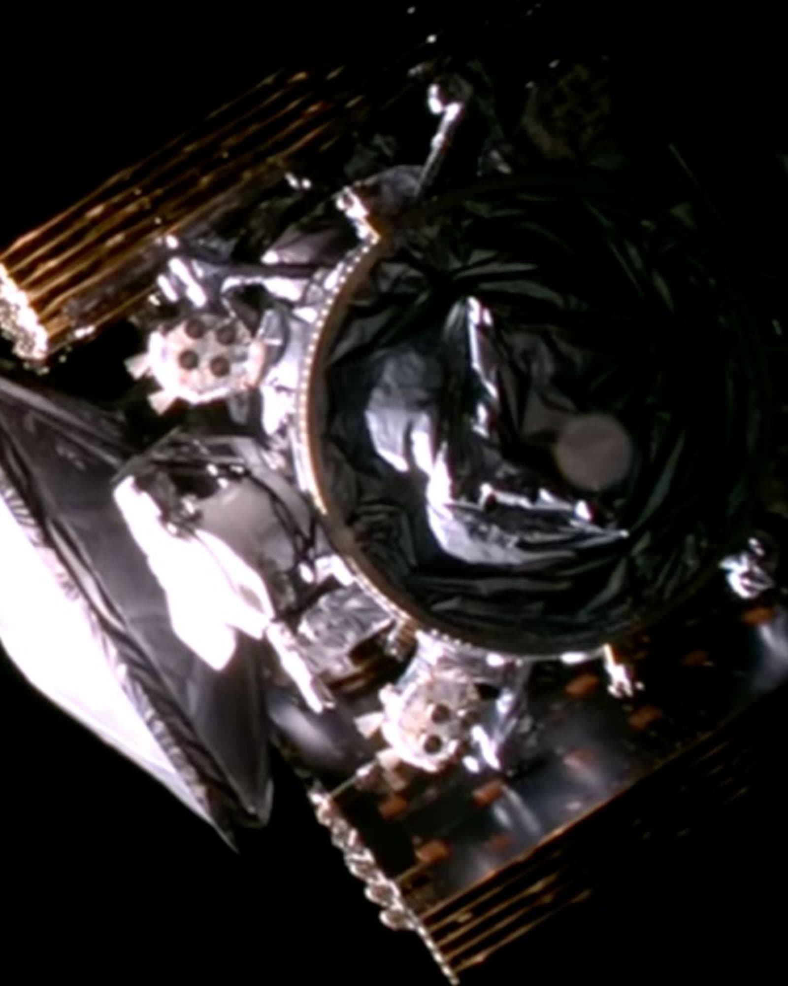 Europa Clipper separating from its launch vehicle after launch.