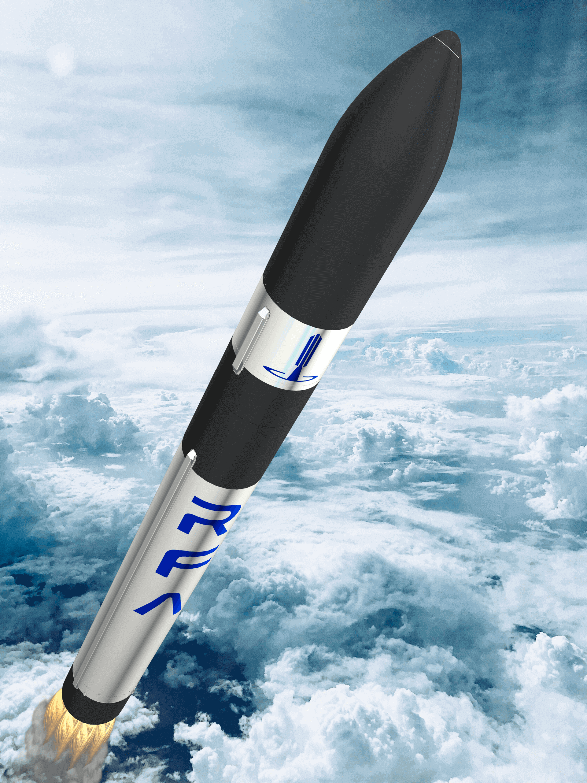 Maiden Flight mission image from the launch source.