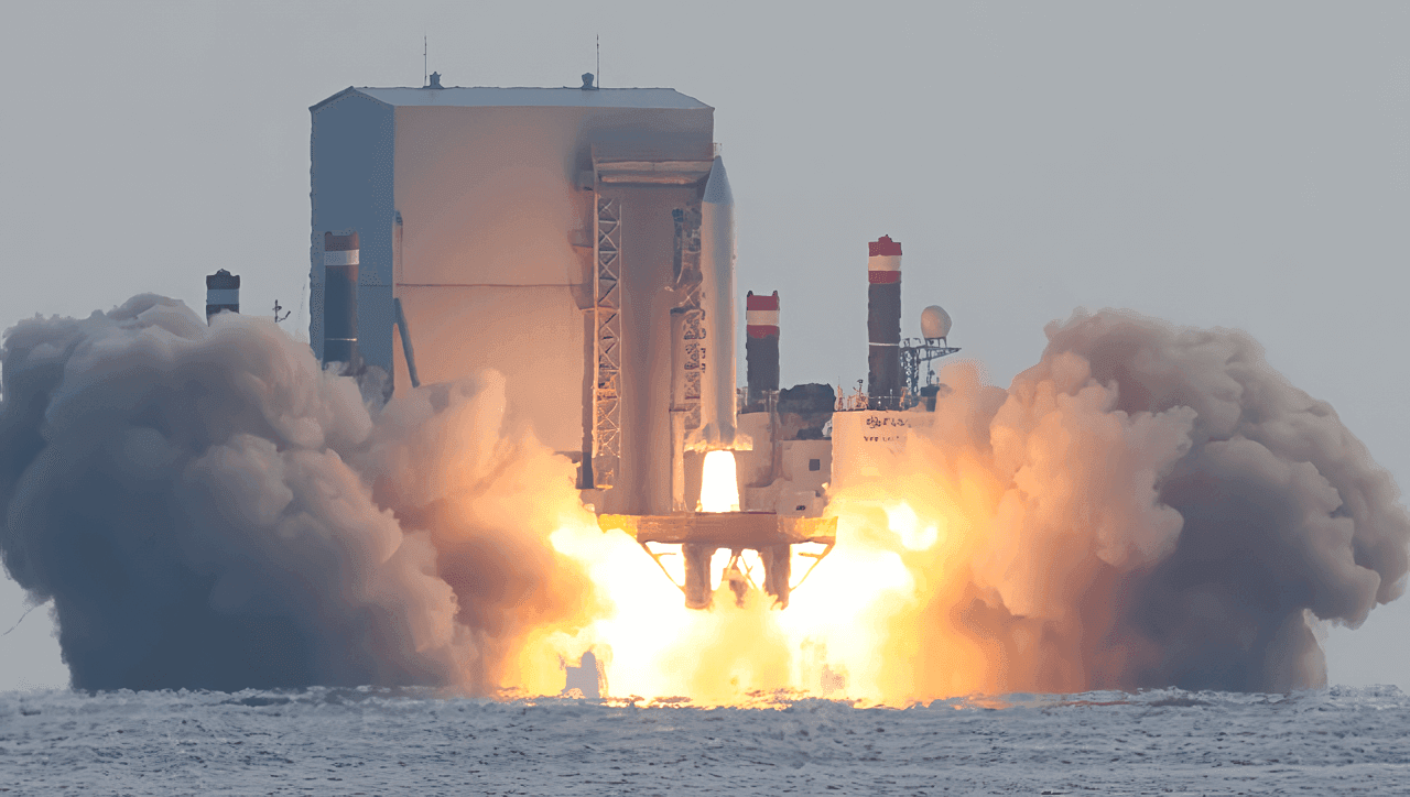 Demo Flight mission image from the launch source.